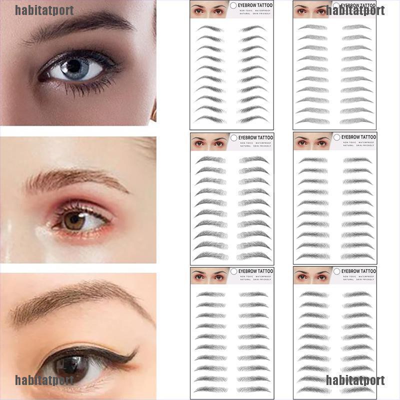 (hàng Mới Về) Miếng Dán Lông Mày Giả 6d 7 Ngày Trang Điểm Tiện Dụng | BigBuy360 - bigbuy360.vn