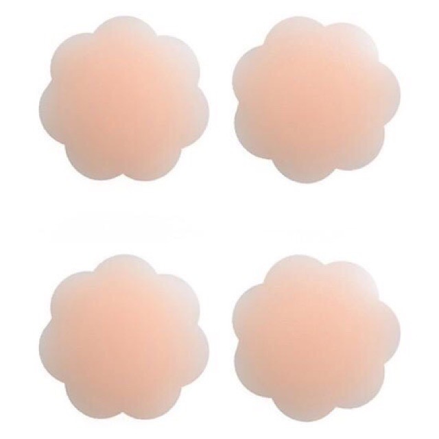 Hộp gồm 2 Miếng dán nhũ hoa silicon hình hoa mai , dán ti đi biển | BigBuy360 - bigbuy360.vn