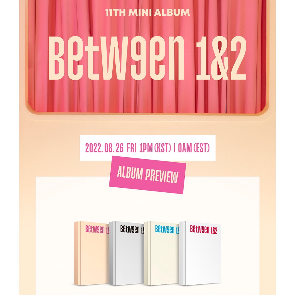 Mini album thứ 11 JYP Entertainment Twice Between 1&2 POB Withmuu