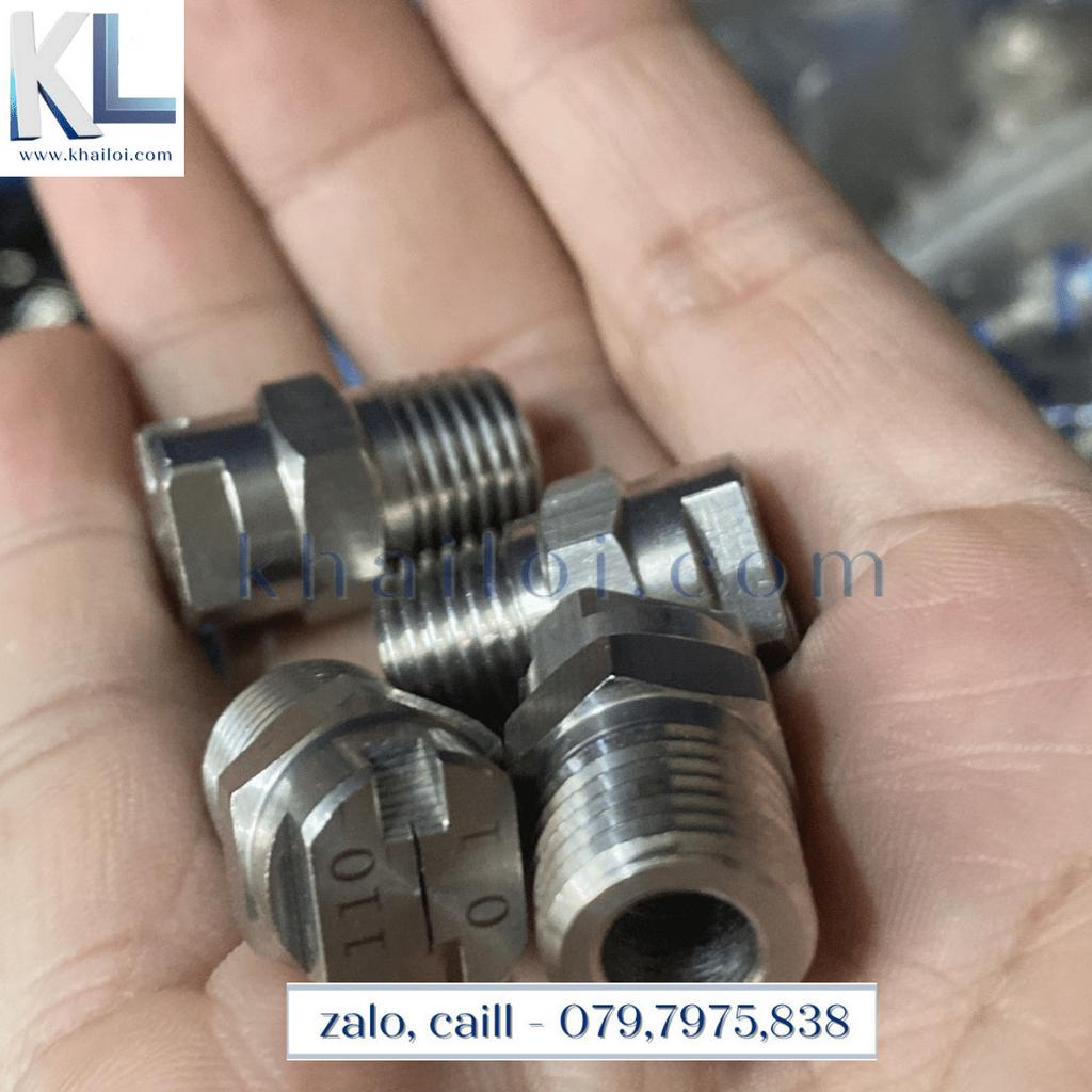 Béc inox phun cánh quạt-bép tưới,bép phun góc tưới cây