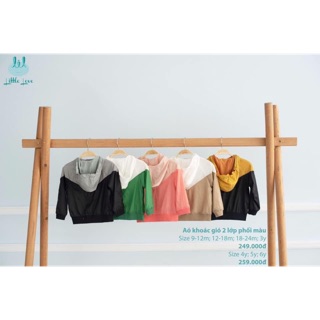 Áo khoác gió 2 lớp Little love