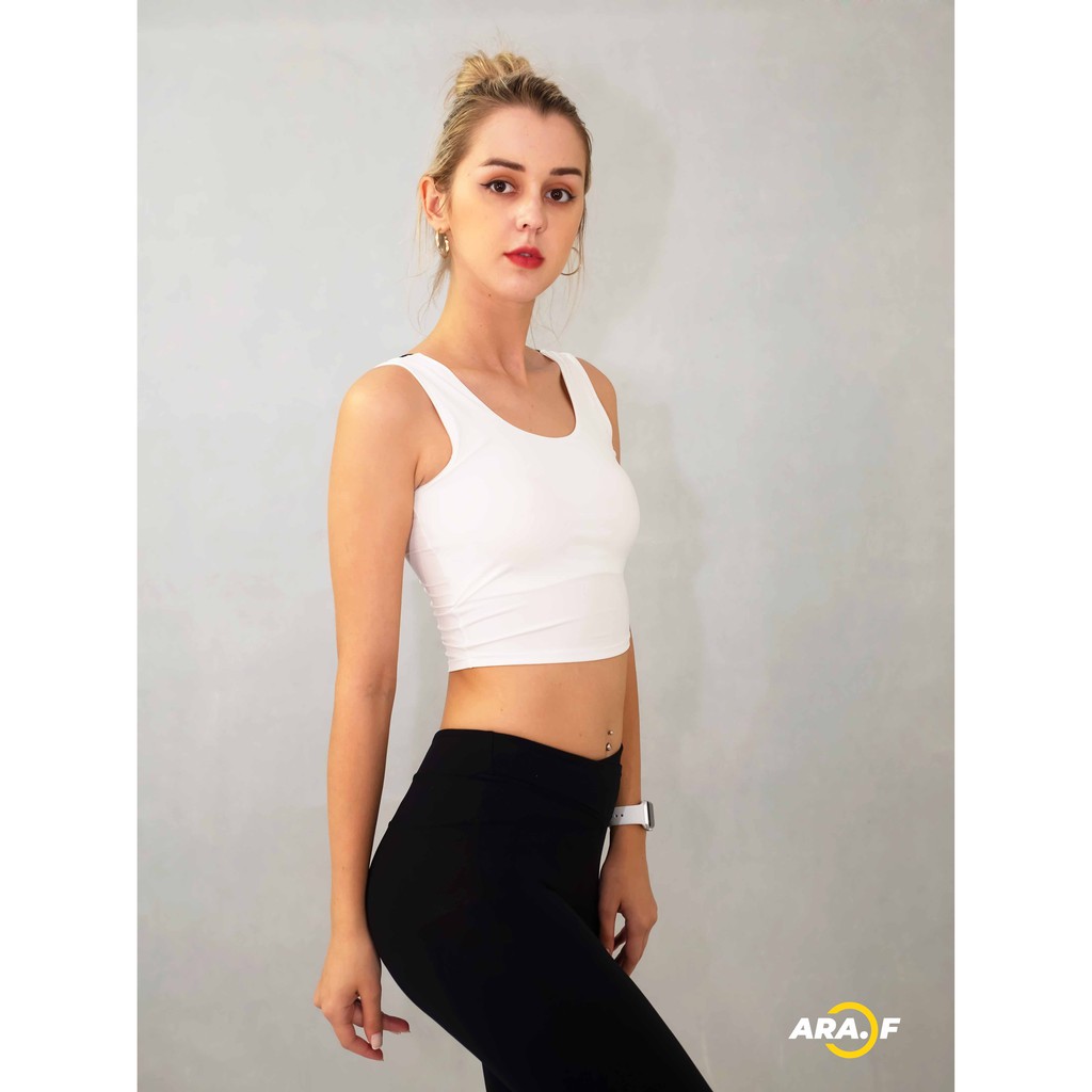 Áo Crop Phối Lưới Sau Lưng - Mã 4PL- ARAF