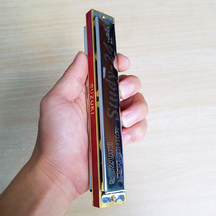 Kèn harmonica tremolo Suzuki Study 24 key C trưởng cơ bản