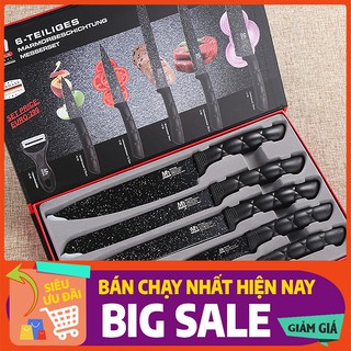 Bộ Dao Đá Cao Cấp 6 Sản Phẩm MILLER HAUS - HÀNG XUẤT ĐỨC ( Bảo Hành 6 tháng )