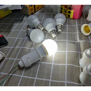 Bóng đen led bulb 3w vàng, trắng