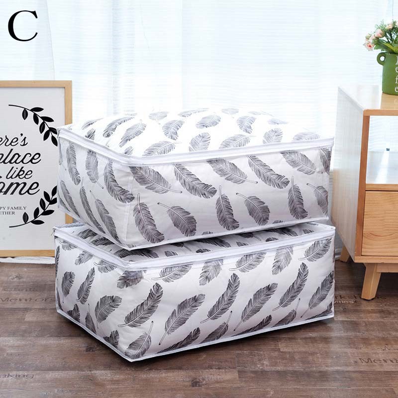 Túi Đựng Chăn Mền / Gối Hình Chim Hồng Hạc Tiện Dụng Cho Gia Đình