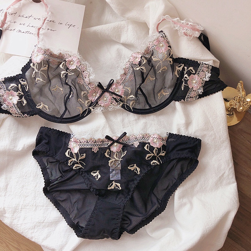 Set đồ lót Varsbaby phối ren trang trí nơ gợi cảm cho nữ | BigBuy360 - bigbuy360.vn