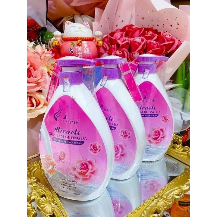 SỮA TẮM CHAM 1000ML+KM NƯỚC HOA 5ML