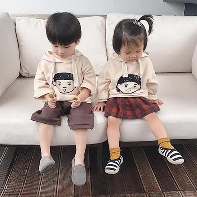 ruiaike  Fashion Baby Girls Long Sleeve Hooded Sweatshirt Pullover Or Shorts Or Pleated Skirts