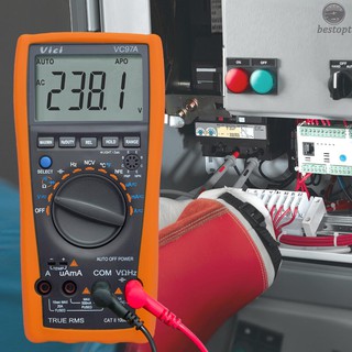 B&O Vici Multi-functional LCD Digital Multimeter Auto Range DMM with Temperature Detector DC AC Voltage Current Meter Capacitance Resistance Diode Tester