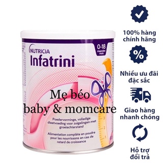 Sữa bột nutricia infatrini đức lon 400g dành cho các bé sinh non, sinh thiếu tháng, nhẹ cân, suy dinh dưỡng