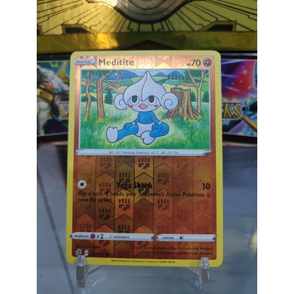 [ Dưa Hấu Yugioh ] Lá bài thẻ bài Pokemon Meditite