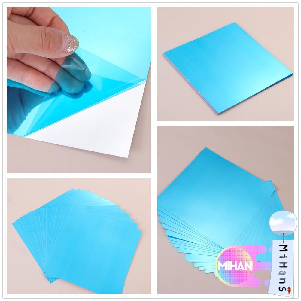 Miếng Dán Tường Tráng Gương Bằng Acrylic Mềm Siêu Mỏng DIY