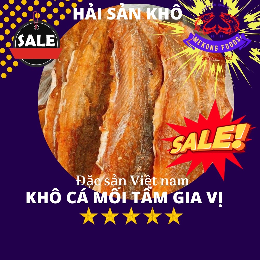 Khô cá mối ngon loại 1 , chất lượng ngon , thịt dai thơm béo phơi nắng tự nhiên không chất bảo quản