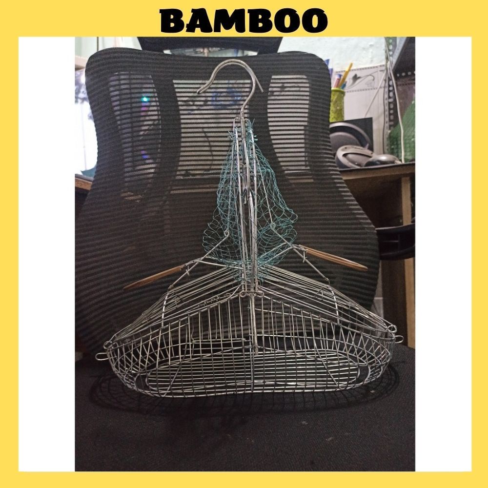 [Mã PET50 giảm 10% - tối đa 50K đơn 250K] Lồng bẫy chim Bamboo lồng bẫy khuyên, mào siêu nhạy dễ chất liệu kẽm cao cấp