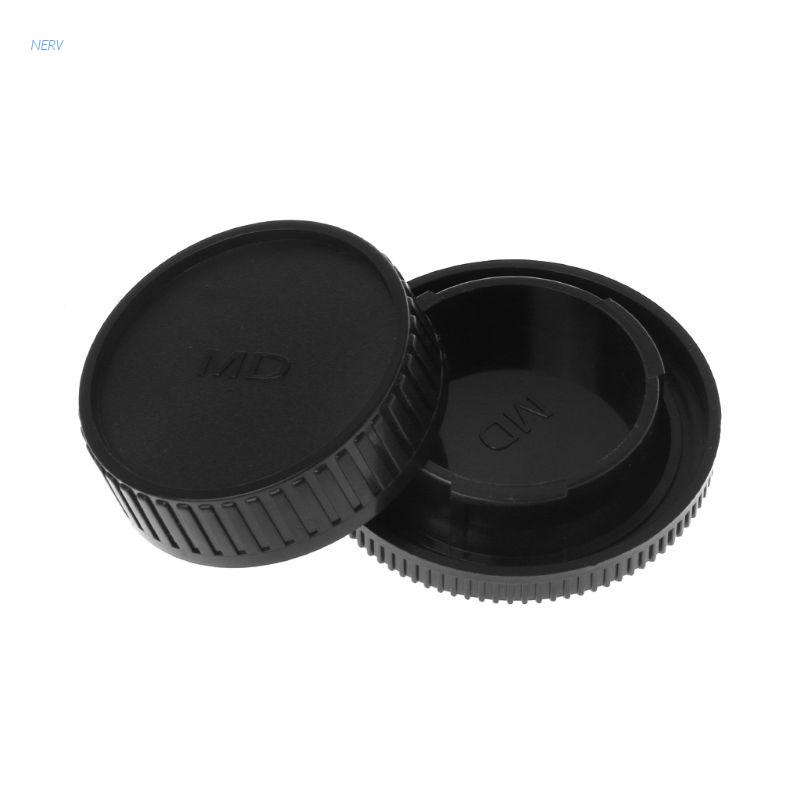 Nắp bảo vệ ống kính máy ảnh bằng nhựa màu đen thay thế cho Minolta MD X700 DF-1