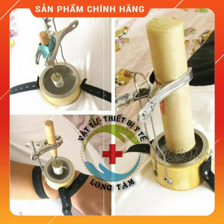 Kẹp giữ hơ điếu ngải cứu - Hộp trúc hơ ngải- nhang ngải cứu, ngải đoạn 108