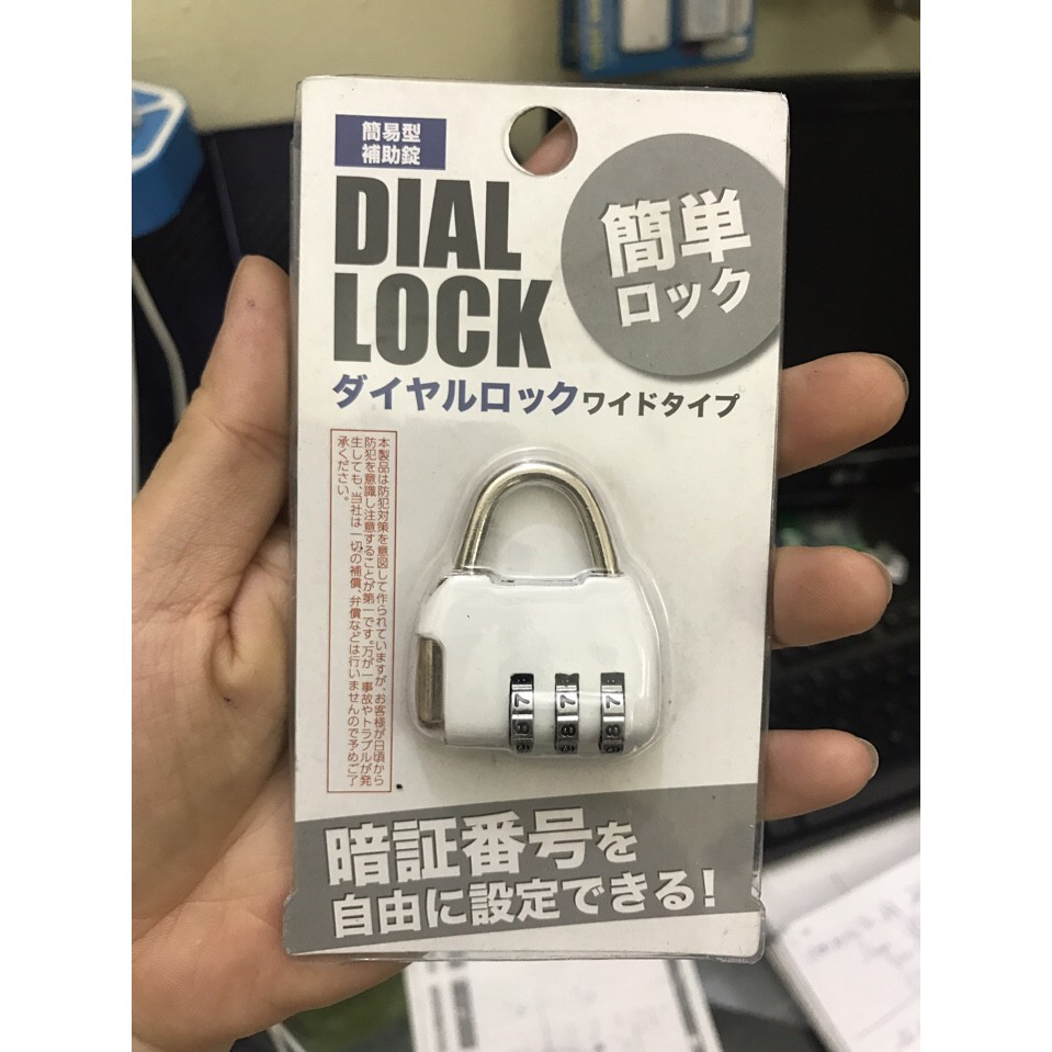 Khoá số vali Dial Lock