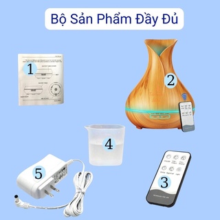 Máy Xông Tinh Dầu Tulip 550ml Cỡ Lớn Máy Khuếch Tán Tinh Dầu 550ml Phun Sương Tỏa Hương Thơm Xua Đuổi Muỗi &amp; Côn Trùng