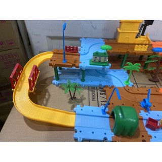 Bộ đồ chơi lắp ráp xe lửa xài pin enfa