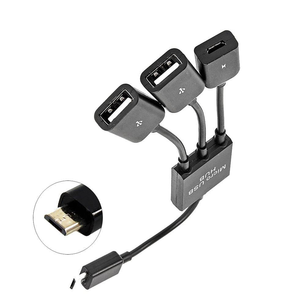 Cáp Chia Cổng Micro Usb 3 Trong 1 Tiện Dụng | BigBuy360 - bigbuy360.vn