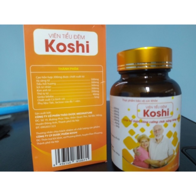 Viên tiểu đêm KOSHI giúp bổ thận, tăng cường chức năng bàng quang