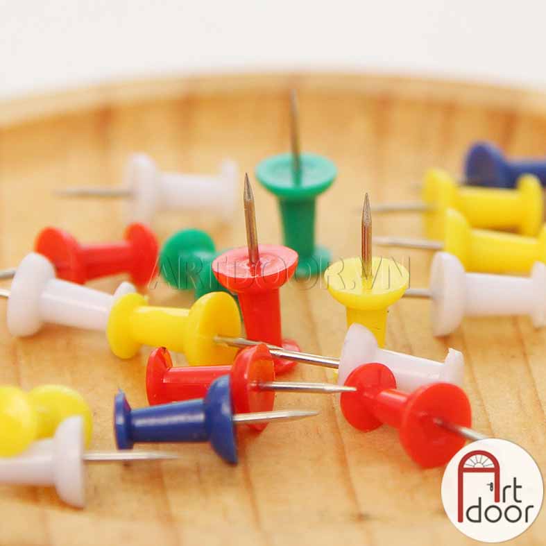 [ARTDOOR] Ghim nhựa DELI đính thủ công (E0021)