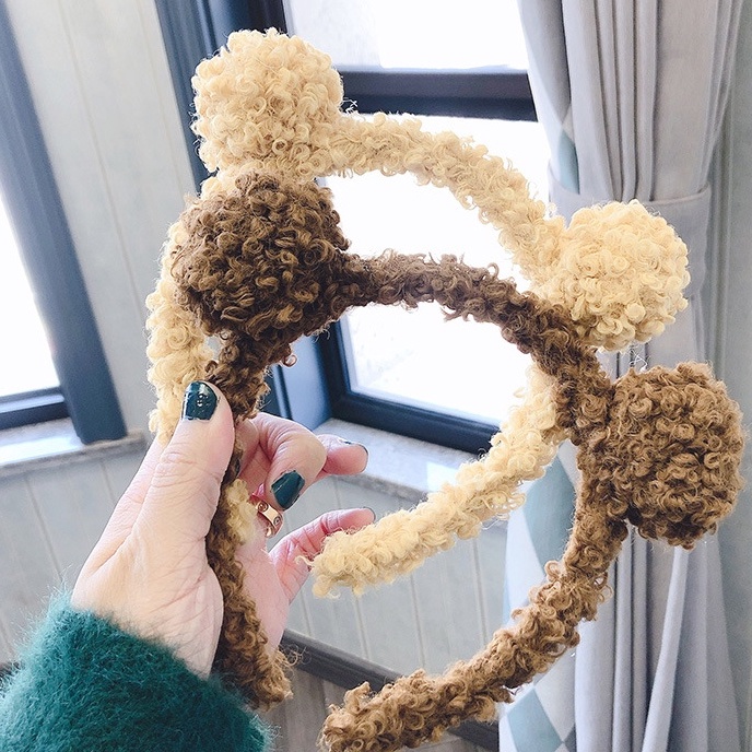 Bờm gấu, cài tóc dễ thương phong cách Hàn Quốc, Băng đô rửa mặt 2022