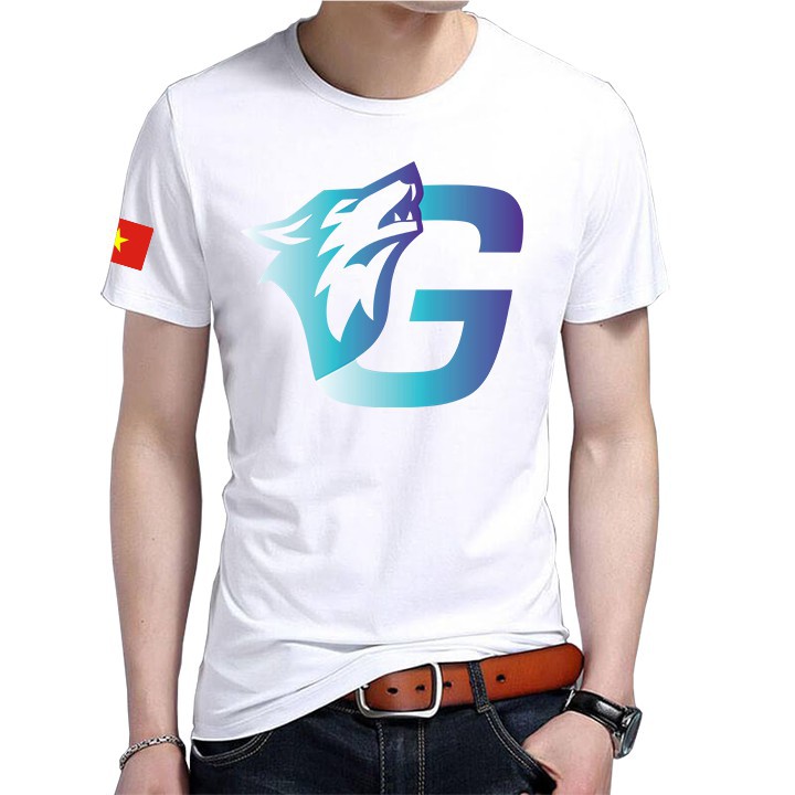 Áo Free Fire - Áo FF in logo Team Team GOW - God Of Wolf - GAO Bạc TV