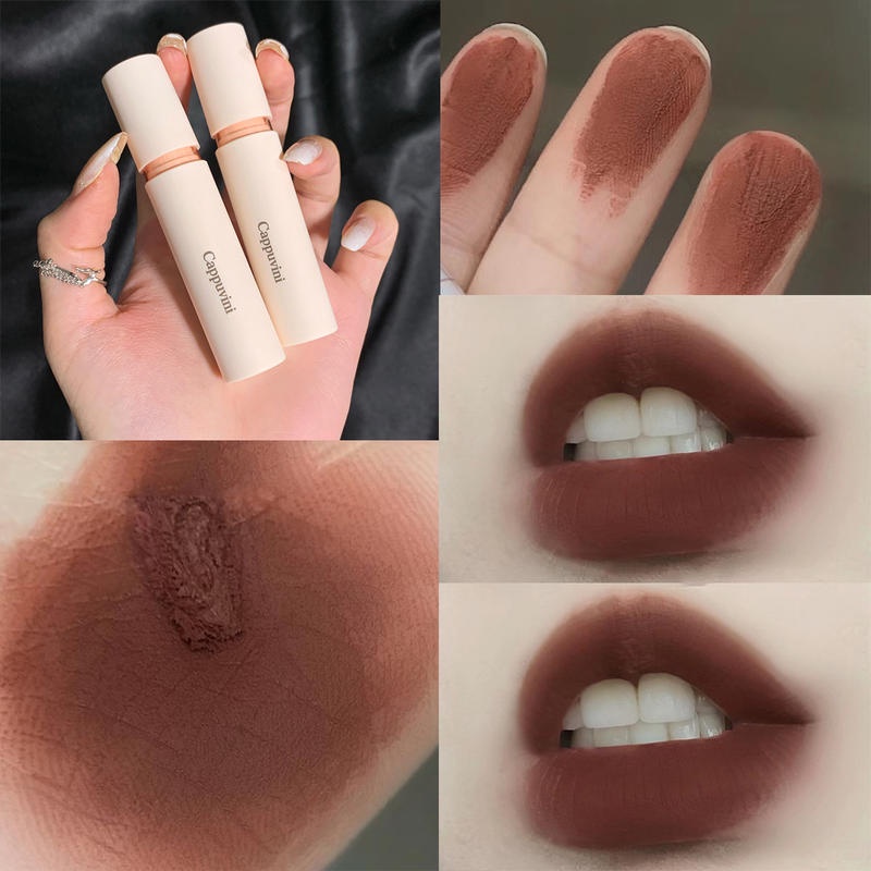 Son Lì Cappuvini Dưỡng Ẩm Chống Thấm Nước Lâu Trôi