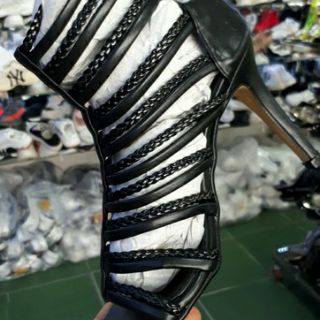 Sandal chiến binh cao gót quai đan