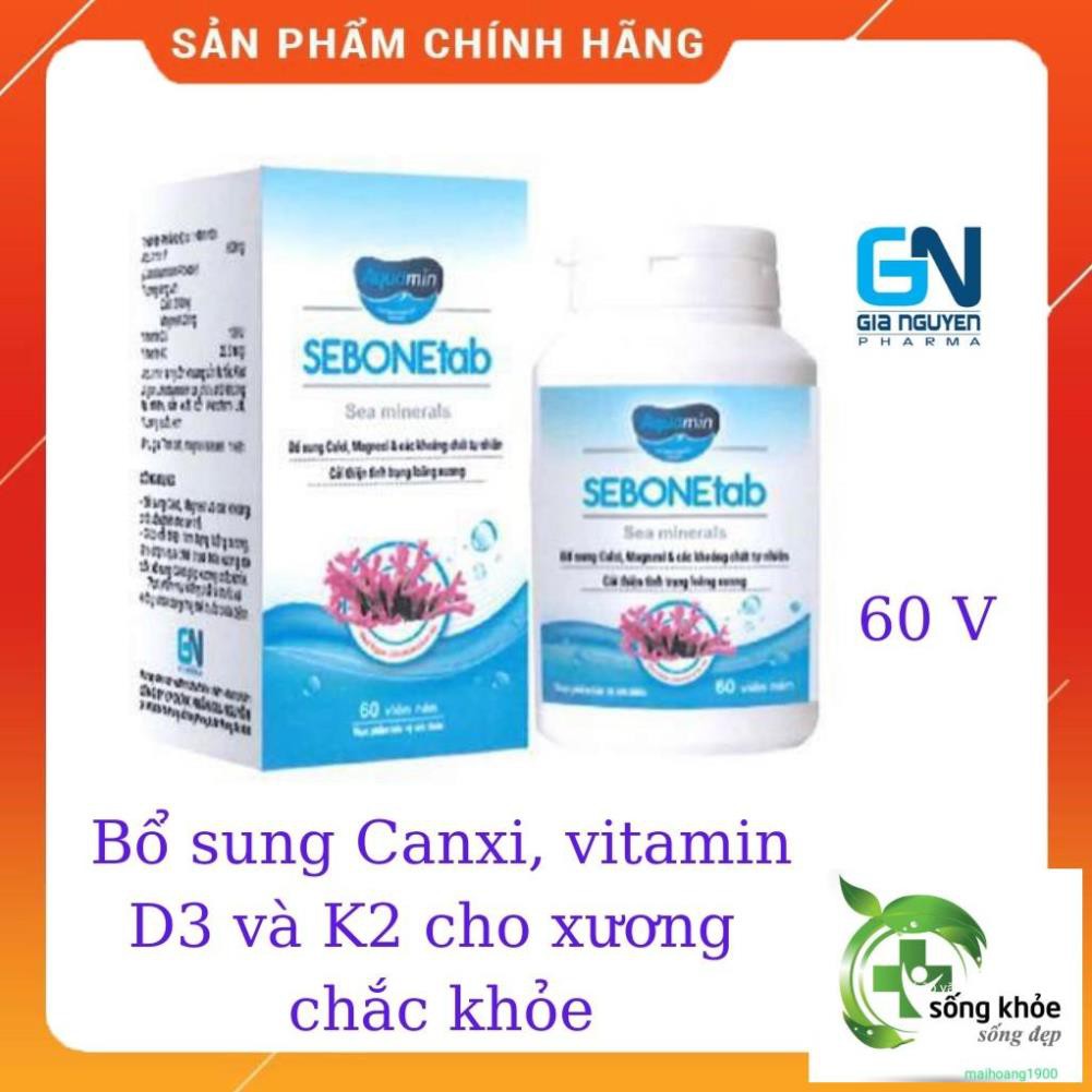 SeBoneTab-Bổ sung canxi từ tảo biển,Hỗ trợ cải thiện tình trạng loãng xương, làm chậm quá trình thoái hóa xương