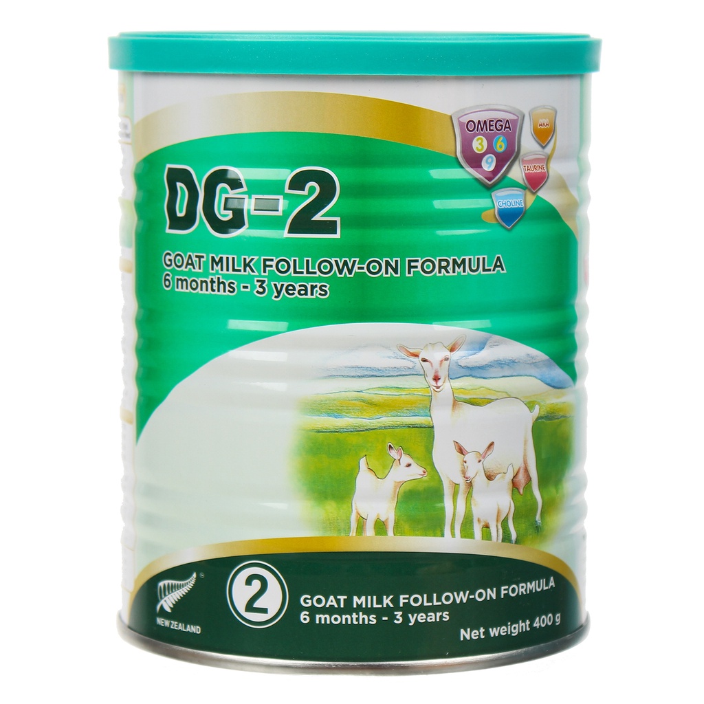 [CHÍNH HÃNG DG] Sữa Dê Công Thức DG 2/ DG 3 400g