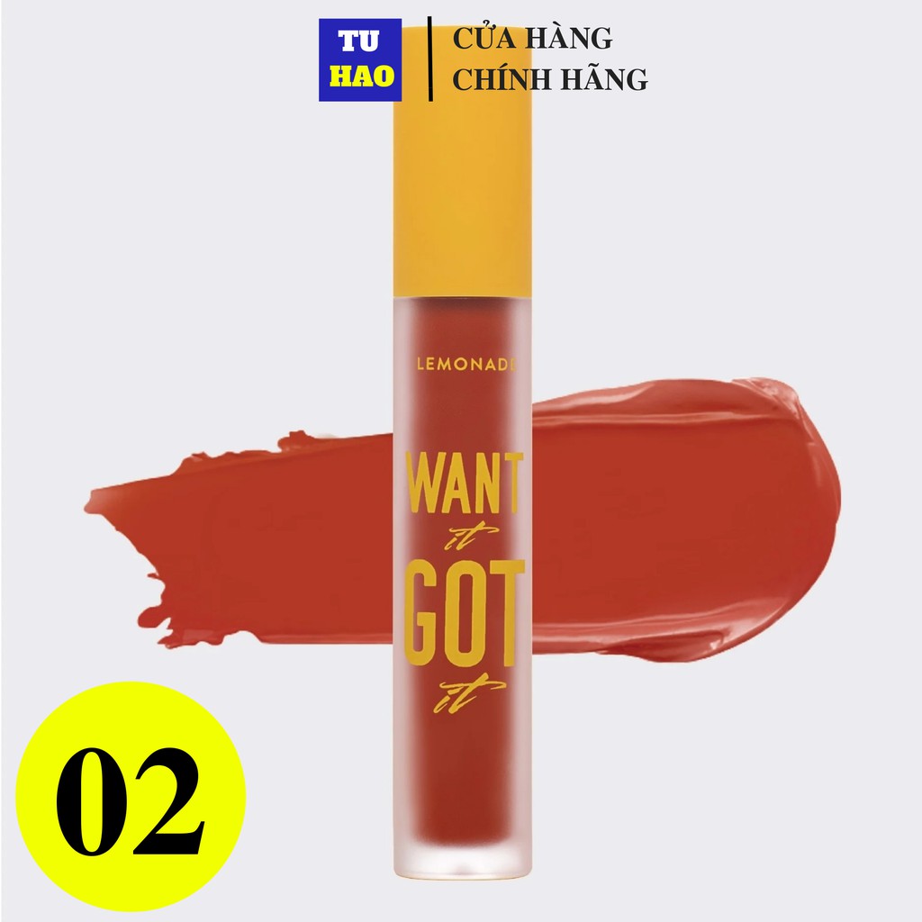 Son Kem Lì Nhẹ Môi Lemonade Want It Got It Lipcream 5g | BigBuy360 - bigbuy360.vn