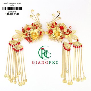 Bộ cài tóc cổ trang cho cô dâu