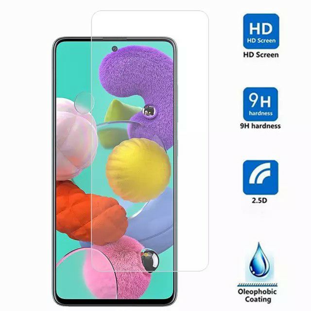 Cường lực Samsung  A51 / A71 / M51 / A50 / A50s / A70 / A52 / A72 / A52s trong suốt loại tốt ( tặng keo chống hở mép )