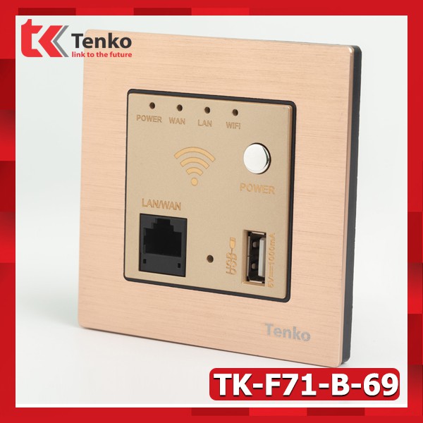 [Mặt Wifi Âm Tường + USB 3G] Chuẩn N 300mbps - Hỗ Trợ Repeater Thương Hiệu Nhật Bản TK-F71-B-69