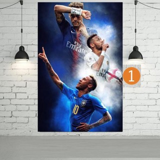 decal dán tường neymar