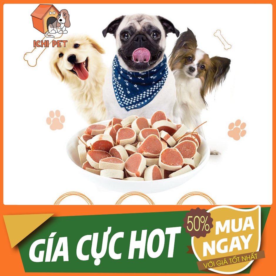 GÀ SUSHI - BÁNH THƯỞNG CHO CHÓ CUNG CẤP CANXI