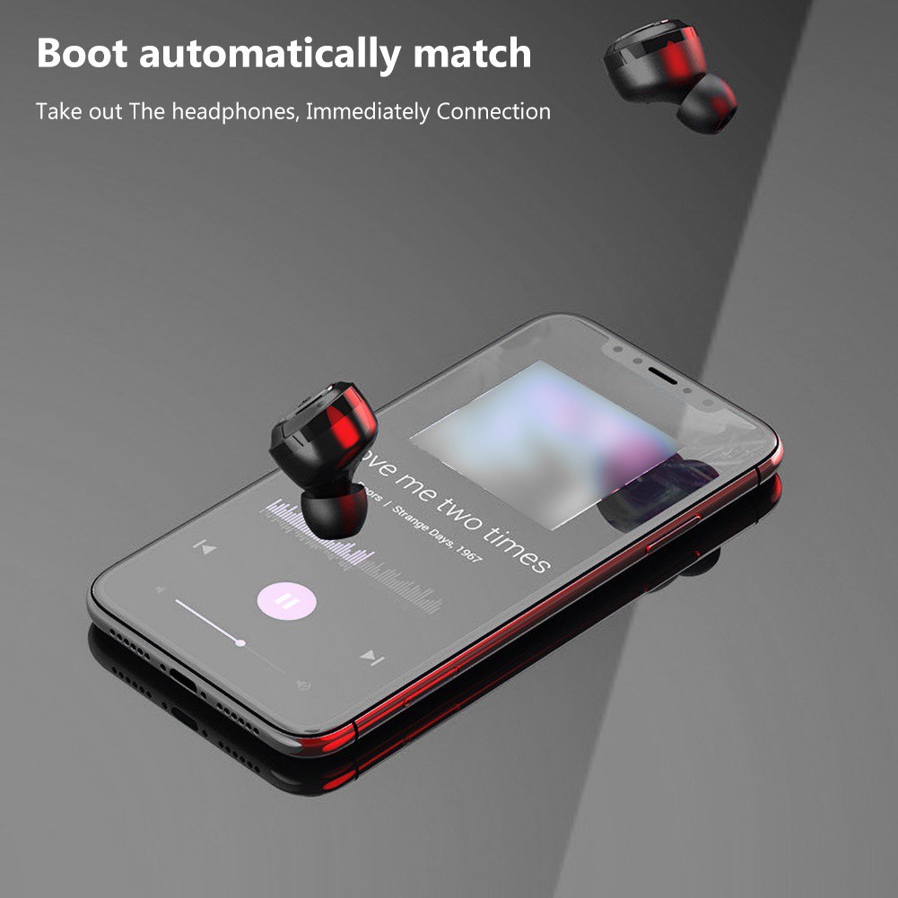 Tai Nghe Bluetooth 5.0 Không Dây Hel + A6 Tws Mini Kèm Hộp Sạc