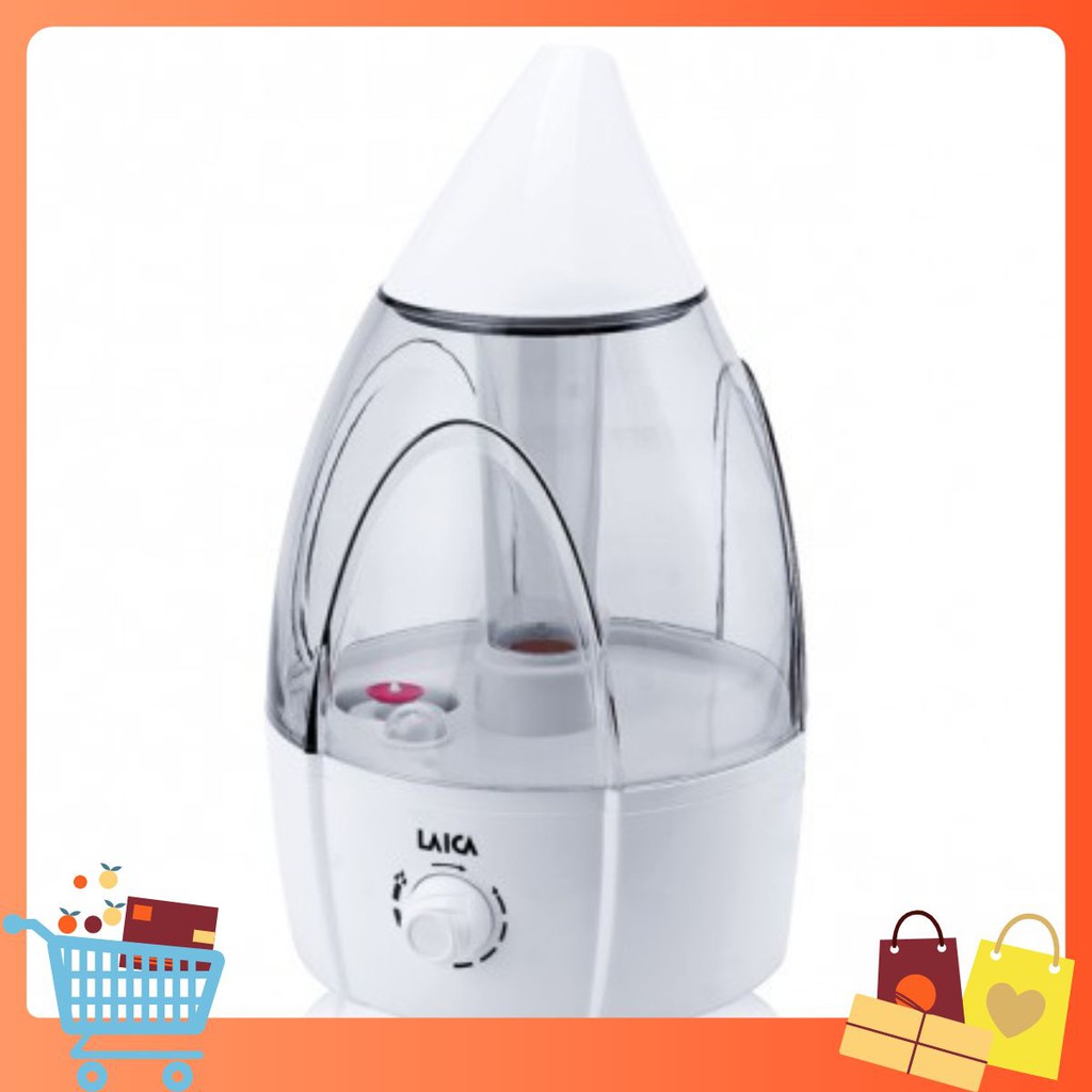 Máy tạo ẩm phun sương Laica HI3013 - Dung lượng 3L, diện tích phủ 25m²