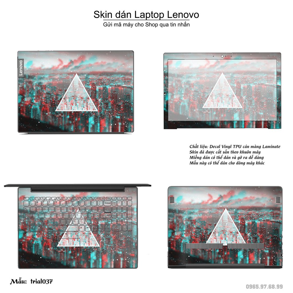 Skin dán Laptop Lenovo in hình Đa giác _nhiều mẫu 7 (inbox mã máy cho Shop)