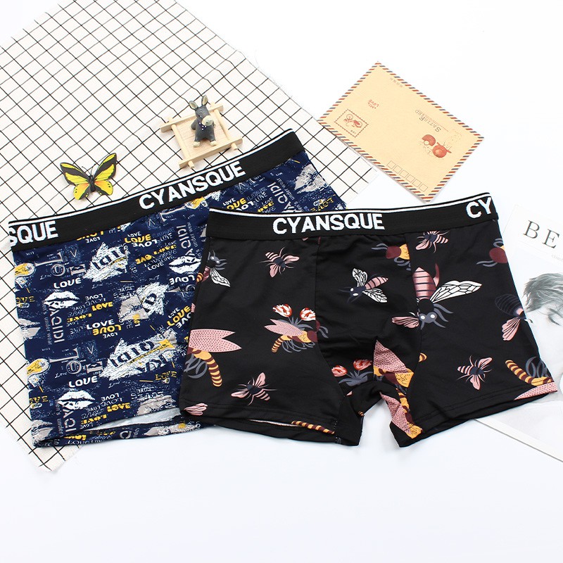 Quần Lót Boxer In Họa Tiết Độc Đáo Dành Cho Nam (XXXL / 4XL)