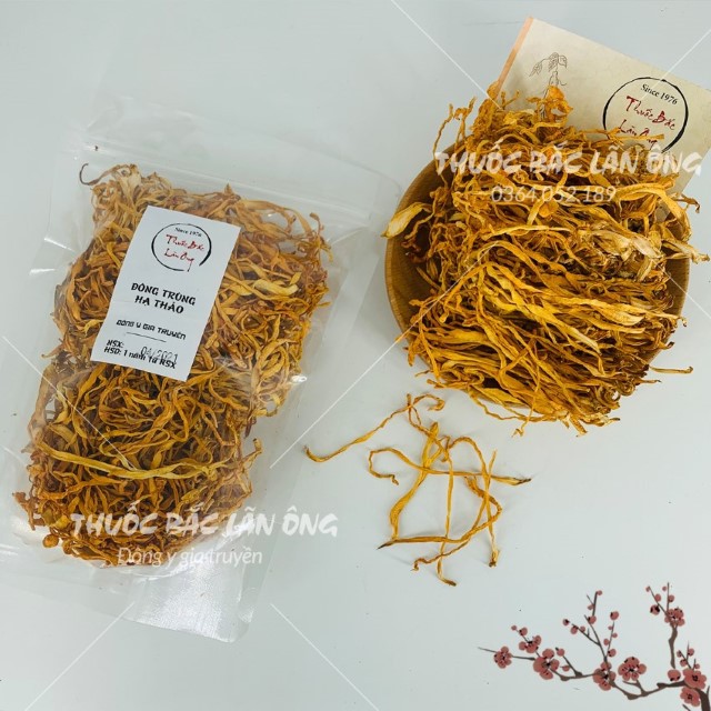 Đông Trùng Hạ Thảo 200g (Bông Đông Trùng Khô, Vàng) | BigBuy360 - bigbuy360.vn