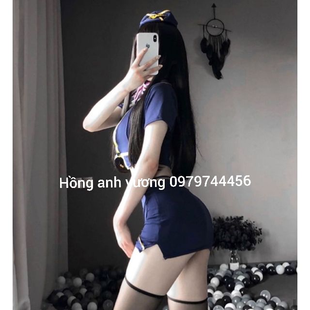 cosplay tiếp viên cơ trưởng hàng không sexy gợi cảm | BigBuy360 - bigbuy360.vn