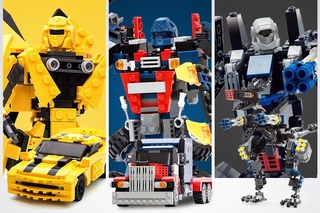 Mô hình lắp ráp robot biến hình xe hơi Bumblebee