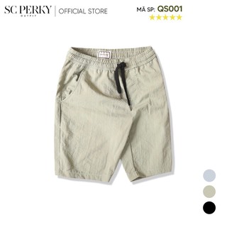 Quần Short Đũi QS001- Chât liệu vải Đũi Hàn Quốc - SC Perky Outfit