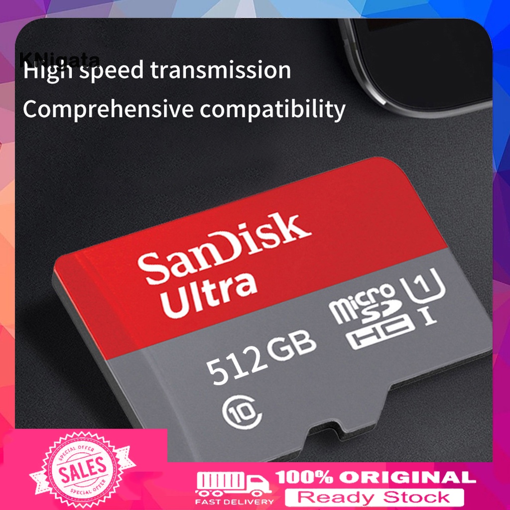Thẻ Nhớ Micro-Sd Tốc Độ Cao Cho Sandisk 64gb / 128gb / 256gb / 512gb / 1tb