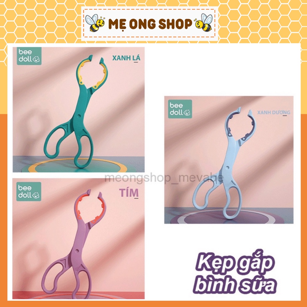 Kẹp gắp bình sữa, núm ti, ti gỉa khi tiệt trùng BeeDoll, Chống nóng, Chống trơn trượt, Chịu nhiệt độ cao