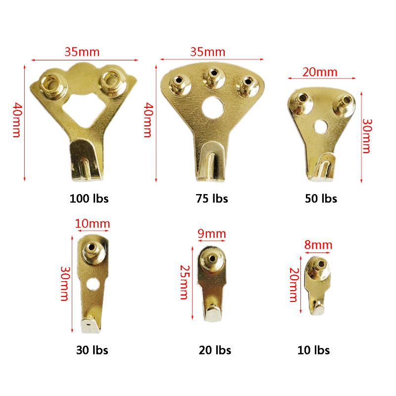 Set 130 Móc Treo Khung Ảnh Chuyên Dụng